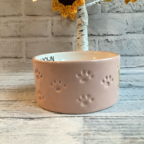 Rae Dunn Ceramic Chow Down Snoopy Pet Dish - Picture 5 of 6